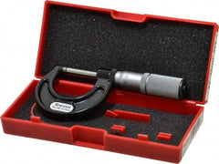 Starrett - 0 to 25mm Range, 0.01mm Graduation, Mechanical Outside Micrometer - Friction Thimble, Accurate to 0.002mm - Americas Industrial Supply