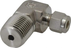 Ham-Let - 1/4" OD, Grade 316Stainless Steel Male Elbow - Comp x MNPT Ends - Americas Industrial Supply