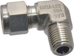 Ham-Let - 3/8" OD, Grade 316Stainless Steel Male Elbow - Comp x MNPT Ends - Americas Industrial Supply