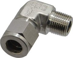 Ham-Let - 1/2" OD, Grade 316Stainless Steel Male Elbow - Comp x MNPT Ends - Americas Industrial Supply