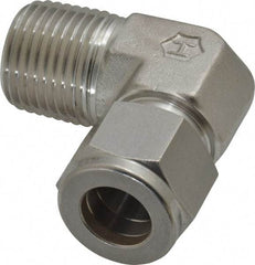 Ham-Let - 1/2" OD, Grade 316Stainless Steel Male Elbow - Comp x MNPT Ends - Americas Industrial Supply