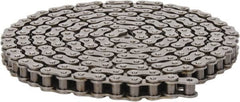 Morse - 5/8" Pitch, ANSI 50, Single Strand Roller Chain - Chain No. 50, 10 Ft. Long, 0.4" Roller Diam, 3/8" Roller Width - Americas Industrial Supply