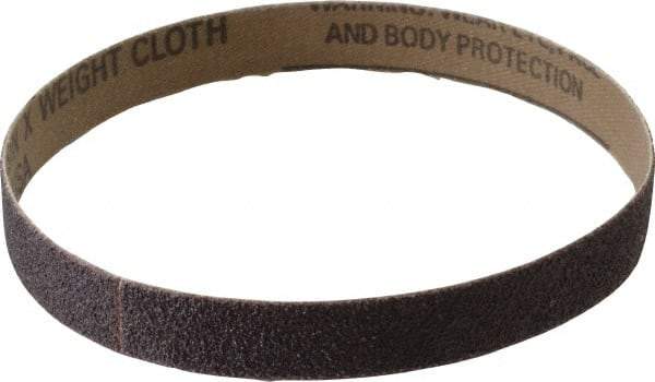 Tru-Maxx - 1/2" Wide x 12" OAL, 60 Grit, Aluminum Oxide Abrasive Belt - Aluminum Oxide, Medium, Coated - Americas Industrial Supply