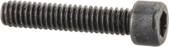 Made in USA - #1-72 UNF Hex Socket Drive, Socket Cap Screw - Alloy Steel, Black Oxide Finish, Fully Threaded, 3/8" Length Under Head - Americas Industrial Supply