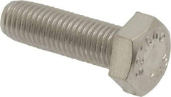 Value Collection - 5/16-24 UNF, 1" Length Under Head Hex Head Cap Screw - Fully Threaded, Grade 316 Stainless Steel, Uncoated, 1/2" Hex - Americas Industrial Supply