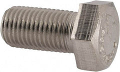Value Collection - 3/8-24 UNF, 3/4" Length Under Head Hex Head Cap Screw - Fully Threaded, Grade 316 Stainless Steel, Uncoated, 9/16" Hex - Americas Industrial Supply