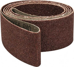 Tru-Maxx - 2" Wide x 132" OAL, 40 Grit, Aluminum Oxide Abrasive Belt - Aluminum Oxide, Coarse, Coated - Americas Industrial Supply