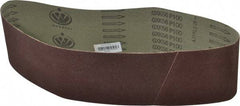 Tru-Maxx - 4" Wide x 36" OAL, 100 Grit, Aluminum Oxide Abrasive Belt - Aluminum Oxide, Fine, Coated - Americas Industrial Supply