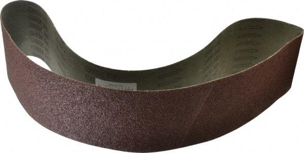 Tru-Maxx - 4" Wide x 48" OAL, 40 Grit, Aluminum Oxide Abrasive Belt - Aluminum Oxide, Coarse, Coated - Americas Industrial Supply