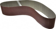 Tru-Maxx - 4" Wide x 48" OAL, 120 Grit, Aluminum Oxide Abrasive Belt - Aluminum Oxide, Fine, Coated - Americas Industrial Supply