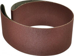Tru-Maxx - 4" Wide x 54" OAL, 100 Grit, Aluminum Oxide Abrasive Belt - Aluminum Oxide, Fine, Coated - Americas Industrial Supply