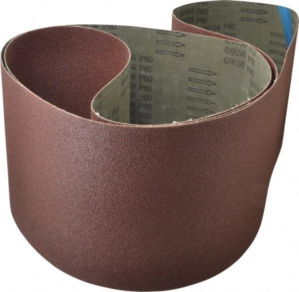 Tru-Maxx - 8" Wide x 107" OAL, 60 Grit, Aluminum Oxide Abrasive Belt - Aluminum Oxide, Medium, Coated - Americas Industrial Supply