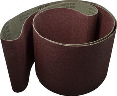 Tru-Maxx - 8" Wide x 107" OAL, 80 Grit, Aluminum Oxide Abrasive Belt - Aluminum Oxide, Medium, Coated - Americas Industrial Supply