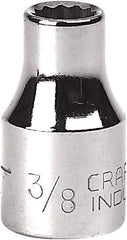 Craftsman Industrial - 11/16", 1/2" Drive, Standard Hand Socket - 12 Points - Americas Industrial Supply