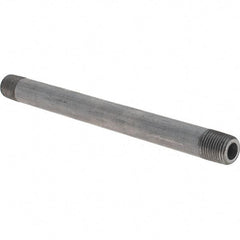 Made in USA - Schedule 80, 1/8" Diam x 4-1/2" Long Black Pipe Nipple - Threaded - Americas Industrial Supply