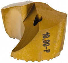 Seco - Series SD100, 18.8mm Diam 140° Replaceable Drill Tip - Carbide, TiAlN Finish, Through Coolant - Americas Industrial Supply
