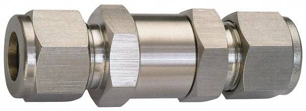 Ham-Let - 1" Stainless Steel Check Valve - Inline, Comp x Comp, 2,000 WOG - Americas Industrial Supply