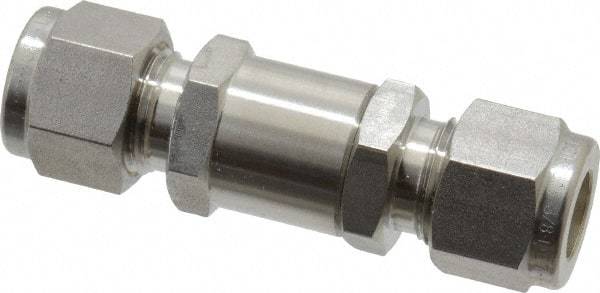 Ham-Let - 3/8" Stainless Steel Check Valve - Inline, Comp x Comp, 3,000 WOG - Americas Industrial Supply