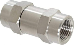 Ham-Let - 3/8" Stainless Steel Check Valve - Inline, FNPT x FNPT, 3,000 WOG - Americas Industrial Supply
