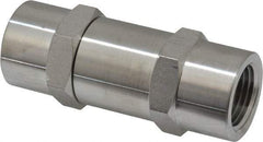 Ham-Let - 1/2" Stainless Steel Check Valve - Inline, FNPT x FNPT, 3,000 WOG - Americas Industrial Supply