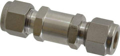 Ham-Let - 3/8" Stainless Steel Check Valve - Inline, Comp x Comp, 3,000 WOG - Americas Industrial Supply