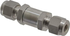 Ham-Let - 1/4" Stainless Steel Check Valve - Inline, Comp x Comp, 3,000 WOG - Americas Industrial Supply
