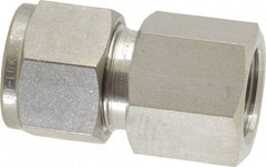 Ham-Let - 1/2" OD, Grade 316Stainless Steel Female Connector - Comp x FNPT Ends - Americas Industrial Supply
