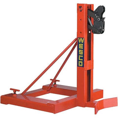 Wesco Industrial Products - 1,000 Lb Load Capacity, 16, 30, 55 & 85 Gal Drum Grab - 28" Wide x 34" High, Steel Wheels - Americas Industrial Supply