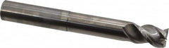 Niagara Cutter - 3/4", 1" LOC, 3/4" Shank Diam, 6" OAL, 3 Flute, Solid Carbide Square End Mill - Single End, Uncoated, Spiral Flute, 45° Helix, Centercutting, Right Hand Cut, Right Hand Flute, Series AN345 - Americas Industrial Supply