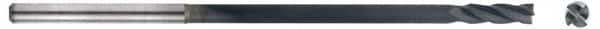 Niagara Cutter - 1/8", 4 Flute, Single End, Solid Carbide, 0.01" Corner Radius End Mill - 3" OAL, 30° Helix, Right Hand Flute, 3/8" LOC, Right Hand Cut, 1-1/2" Extended Reach - Americas Industrial Supply