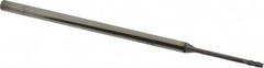 Niagara Cutter - 1/16", 4 Flute, Single End, Solid Carbide, 0.01" Corner Radius End Mill - 3" OAL, 30° Helix, Right Hand Flute, 3/16" LOC, Right Hand Cut, 3/4" Extended Reach - Americas Industrial Supply