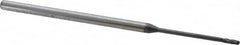 Niagara Cutter - 1/16" Diam, 3/16" LOC, 4 Flute Solid Carbide Ball End Mill - Diamond Finish, Single End, 3" OAL, 1/8" Shank Diam, Spiral Flute - Americas Industrial Supply