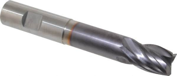 Niagara Cutter - 3/4", 4 Flute, Single End, Solid Carbide, 0.03" Corner Radius End Mill - 5" OAL, Right Hand Flute, 1" LOC, Right Hand Cut, 3" Extended Reach - Americas Industrial Supply