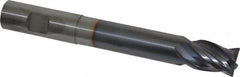 Niagara Cutter - 3/4", 4 Flute, Single End, Solid Carbide, 0.03" Corner Radius End Mill - 6" OAL, Right Hand Flute, 1" LOC, Right Hand Cut, 4" Extended Reach - Americas Industrial Supply