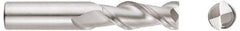 Niagara Cutter - 1/2", 3-1/8" LOC, 1/2" Shank Diam, 6" OAL, 2 Flute, Solid Carbide Square End Mill - Single End, TiCN Finish, Spiral Flute, 45° Helix, Centercutting, Right Hand Cut, Right Hand Flute, Series A245 - Americas Industrial Supply