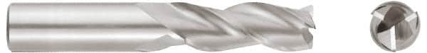 Niagara Cutter - 3/4", 3 Flute, Single End, Solid Carbide, 0.0300 - 0.0350" Corner Radius End Mill - 3" OAL, 35° Helix, Right Hand Flute, 1" LOC, Right Hand Cut - Americas Industrial Supply