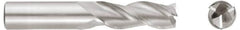 Niagara Cutter - 3/4", 3 Flute, Single End, Solid Carbide, 0.0300 - 0.0350" Corner Radius End Mill - 3" OAL, 35° Helix, Right Hand Flute, 1" LOC, Right Hand Cut - Americas Industrial Supply