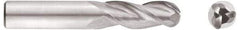 Niagara Cutter - 5/8" Diam, 1-5/8" LOC, 3 Flute Solid Carbide Ball End Mill - TiAlN Finish, Single End, 3-1/2" OAL, 5/8" Shank Diam, Spiral Flute - Americas Industrial Supply
