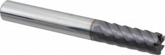 Niagara Cutter - 3/8" Diam 6 Flute Solid Carbide 0.02" Corner Radius End Mill - Americas Industrial Supply
