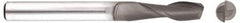 Niagara Cutter - 1/2" Diam, 1" LOC, 4 Flute Solid Carbide Ball End Mill - Diamond Finish, Single End, 3" OAL, 1/2" Shank Diam, Spiral Flute - Americas Industrial Supply
