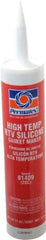 Permatex - 11 oz Cartridge Red RTV Silicone Gasket Sealant - -65 to 600°F Operating Temp, 24 hr Full Cure Time - Americas Industrial Supply