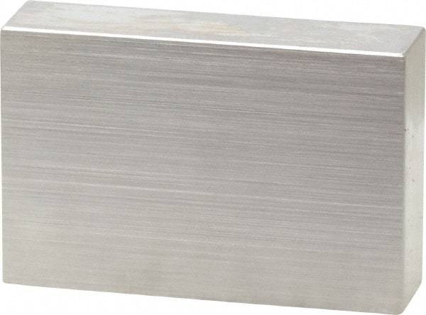Mitutoyo - 0.9" Rectangular Steel Gage Block - Accuracy Grade 0, Includes Certificate of Inspection - Americas Industrial Supply