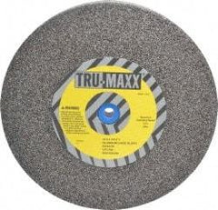 Tru-Maxx - 36 Grit Aluminum Oxide Bench & Pedestal Grinding Wheel - 10" Diam x 1" Hole x 1-1/2" Thick, 3250 Max RPM, P Hardness, Very Coarse Grade , Vitrified Bond - Americas Industrial Supply