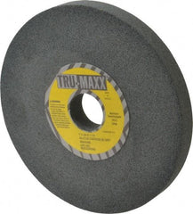 Tru-Maxx - 80 Grit Silicon Carbide Bench & Pedestal Grinding Wheel - 7" Diam x 1-1/4" Hole x 3/4" Thick, 3600 Max RPM, K Hardness, Medium Grade , Vitrified Bond - Americas Industrial Supply