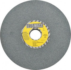 Tru-Maxx - 60 Grit Silicon Carbide Bench & Pedestal Grinding Wheel - 8" Diam x 1-1/4" Hole x 3/4" Thick, 3600 Max RPM, K Hardness, Medium Grade , Vitrified Bond - Americas Industrial Supply