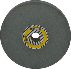 Tru-Maxx - 80 Grit Silicon Carbide Bench & Pedestal Grinding Wheel - 8" Diam x 1" Hole x 1" Thick, 3600 Max RPM, K Hardness, Medium Grade , Vitrified Bond - Americas Industrial Supply