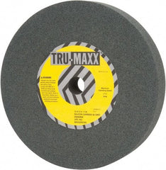 Tru-Maxx - 60 Grit Silicon Carbide Bench & Pedestal Grinding Wheel - 12" Diam x 1-1/4" Hole x 2" Thick, 2705 Max RPM, M Hardness, Medium Grade , Vitrified Bond - Americas Industrial Supply