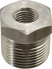 Ham-Let - 3/4 x 1/4" Grade 316 Stainless Steel Pipe Hex Bushing - MNPT x FNPT End Connections, 6,200 psi - Americas Industrial Supply