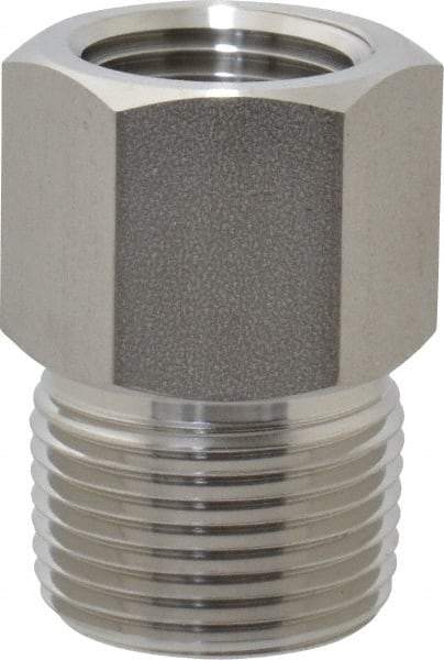 Ham-Let - 3/4 x 1/2" Grade 316 Stainless Steel Pipe Hex Bushing - MNPT x FNPT End Connections, 4,600 psi - Americas Industrial Supply