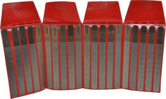 SPI - 20 Piece, 0.001 to 0.025" Thick, Parallel Feeler Gage Set - 6" Leaf Length, 1/2" Wide, Steel - Americas Industrial Supply